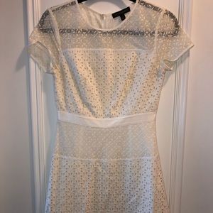 Banana Republic eyelet and lace dress